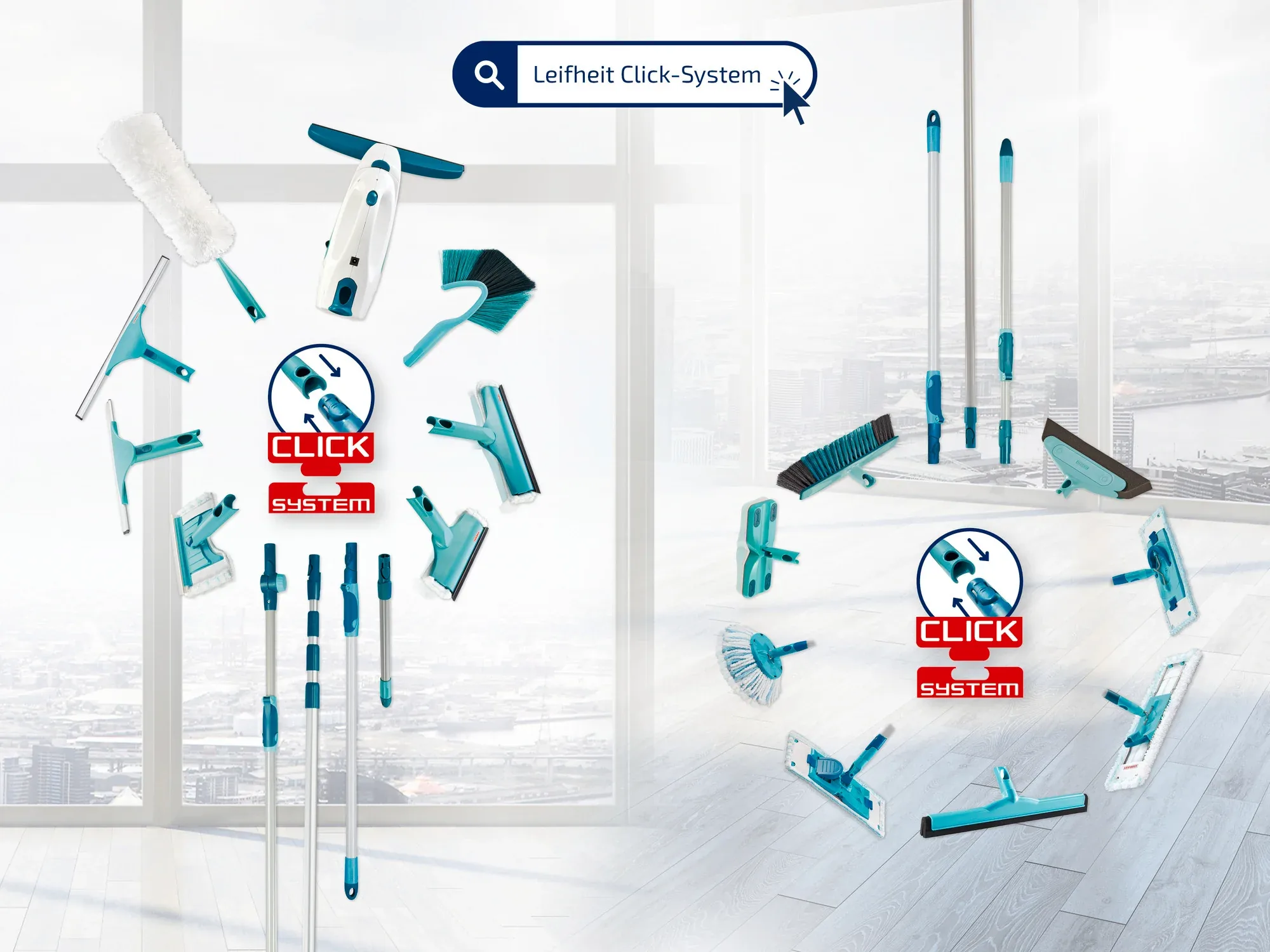 Čistač prozora 4u1 - CLICK System - slika 08