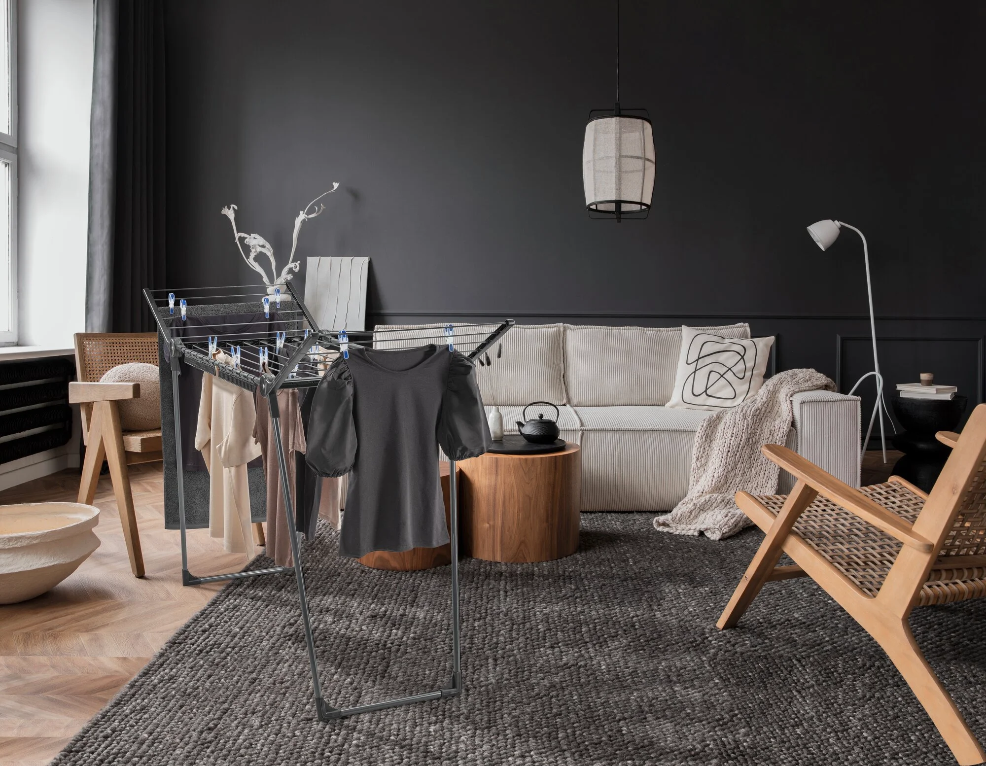 Podna sušilica za veš PEGASUS 150 Solid Slim Black - slika 04