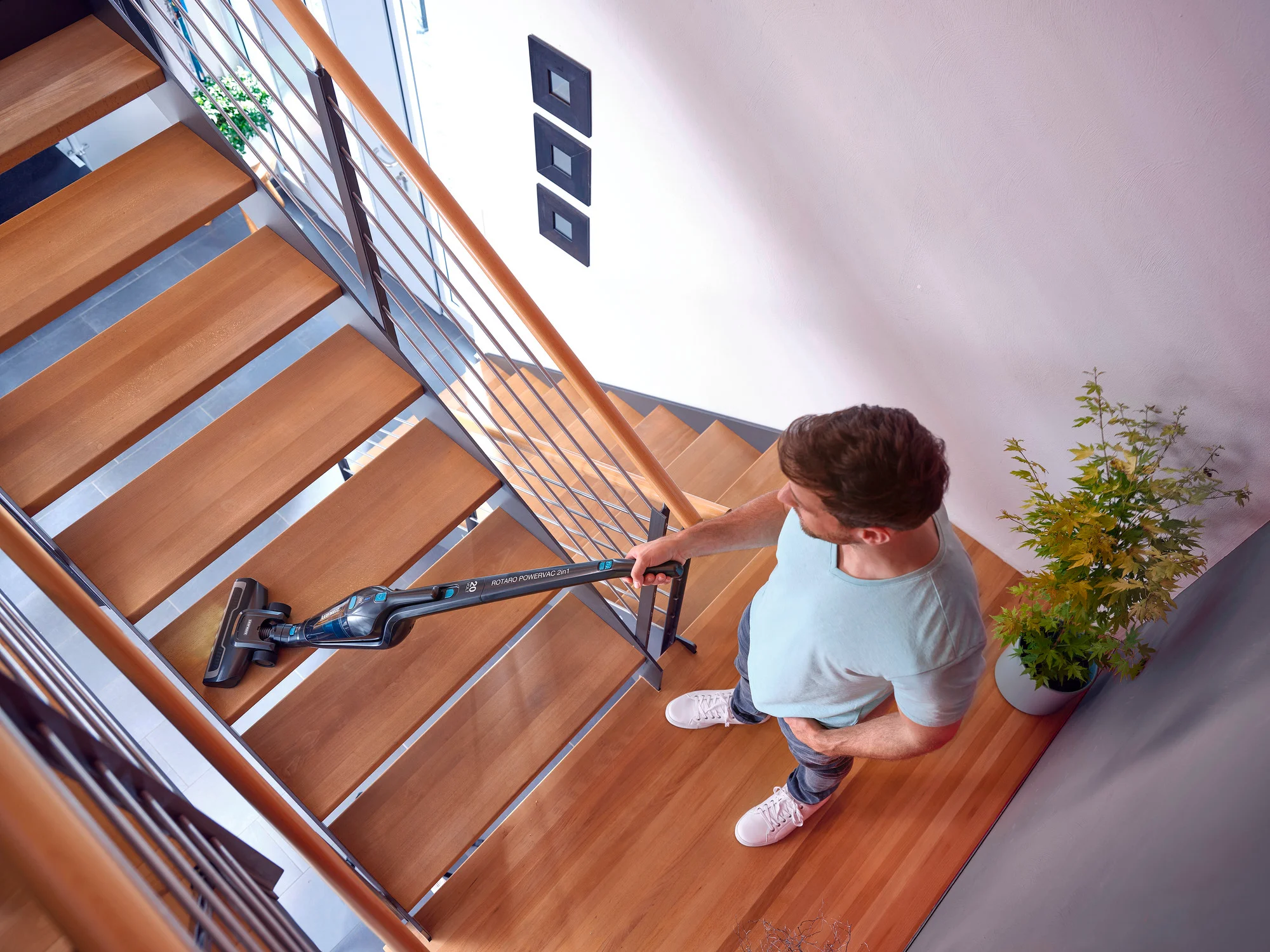 Podni štapni usisivač Rotaro PowerVac 2u1 - slika 04