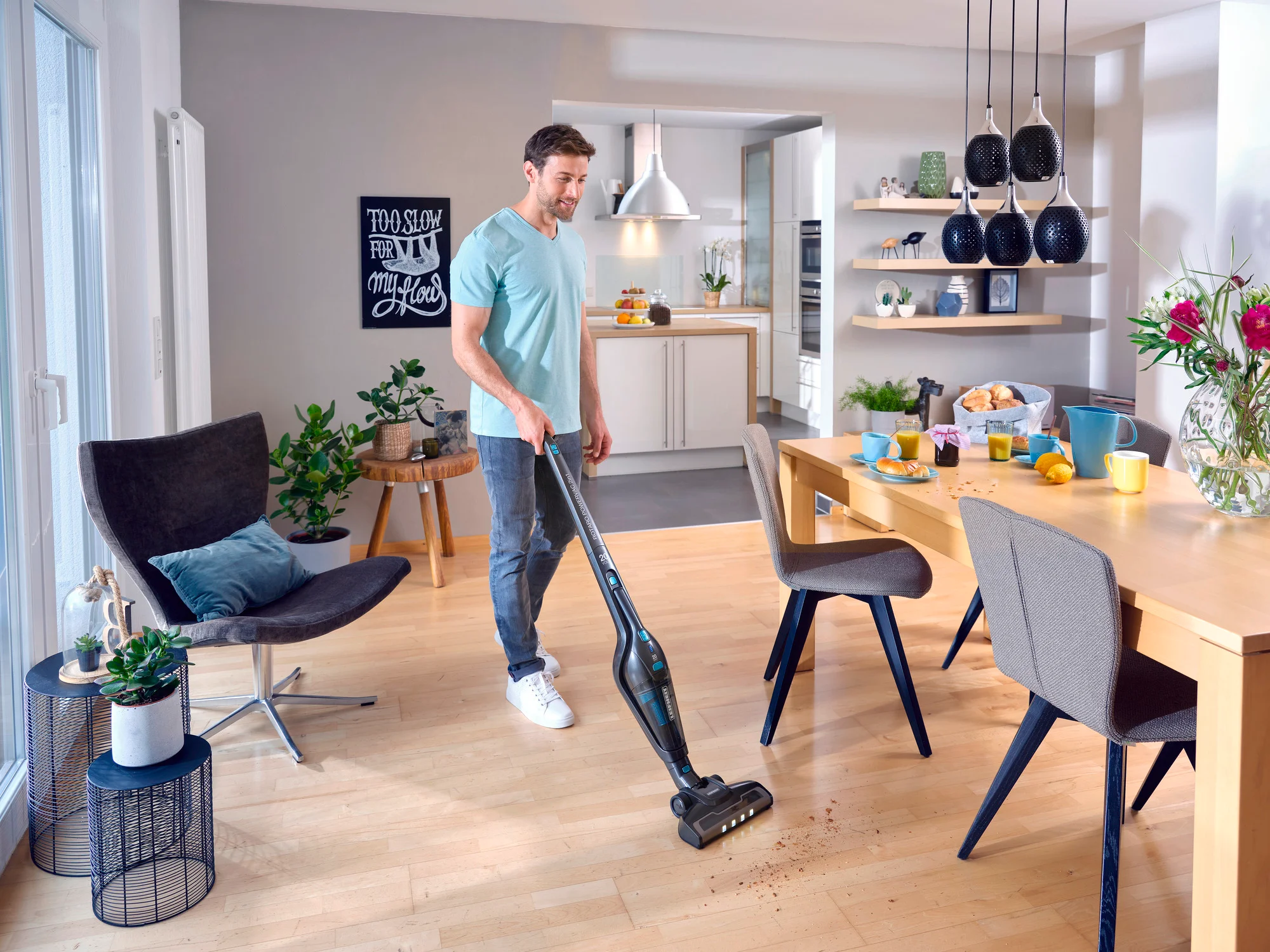 Podni štapni usisivač Rotaro PowerVac 2u1 - slika 07